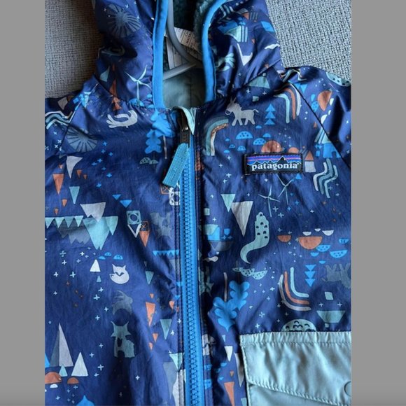 Patagonia Infant Reversible Puff-ball bunting Snowsuit - Picture 6 of 6